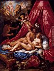 Famous Venus Paintings - Mars And Venus Surprised By Apollo